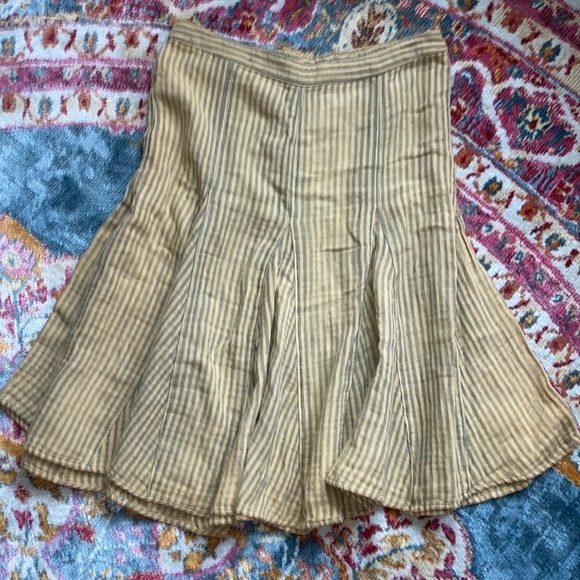 Free People Candace Midi Skirt Iced Coffee Overdye - Picture 7 of 9